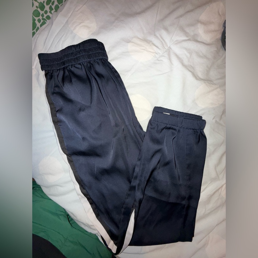 Zara Navy Blue Track Pants